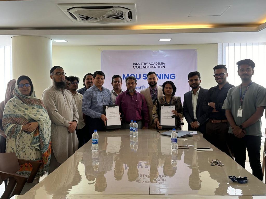 MOU Signing Ceremony betweenSARSPU   Civil Engineering Department and Transfotech Global Bangladesh